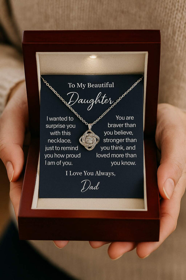 To My Daughter Necklace
