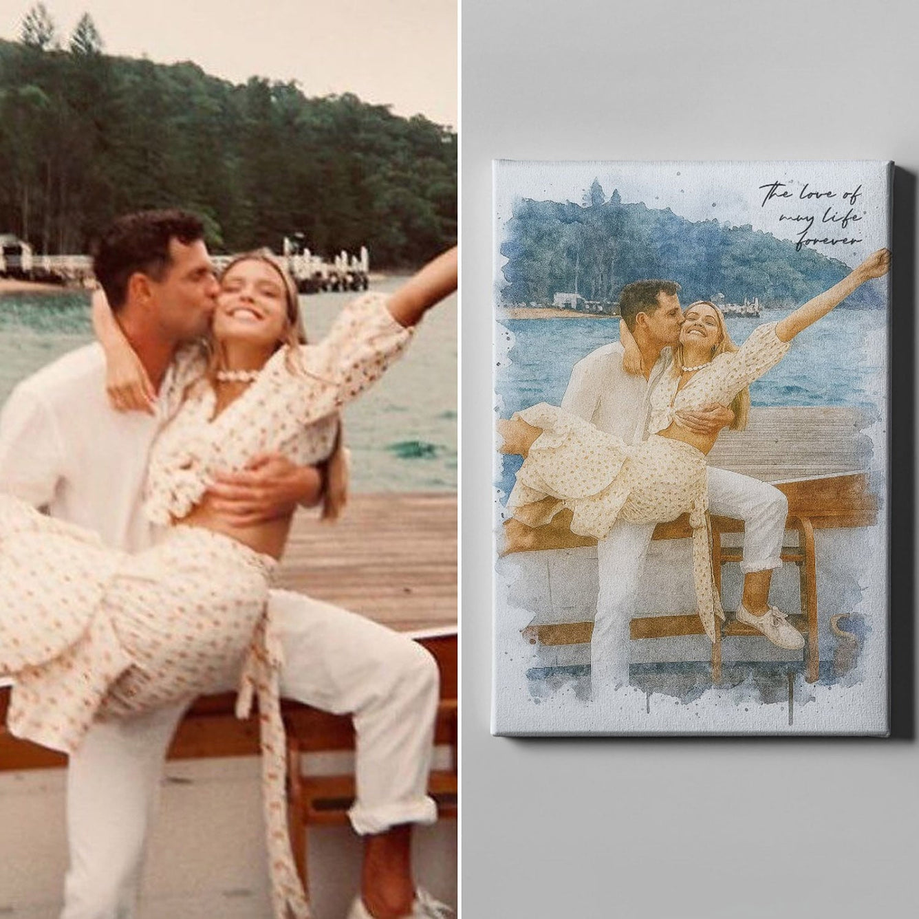 Couples Personalized Portrait