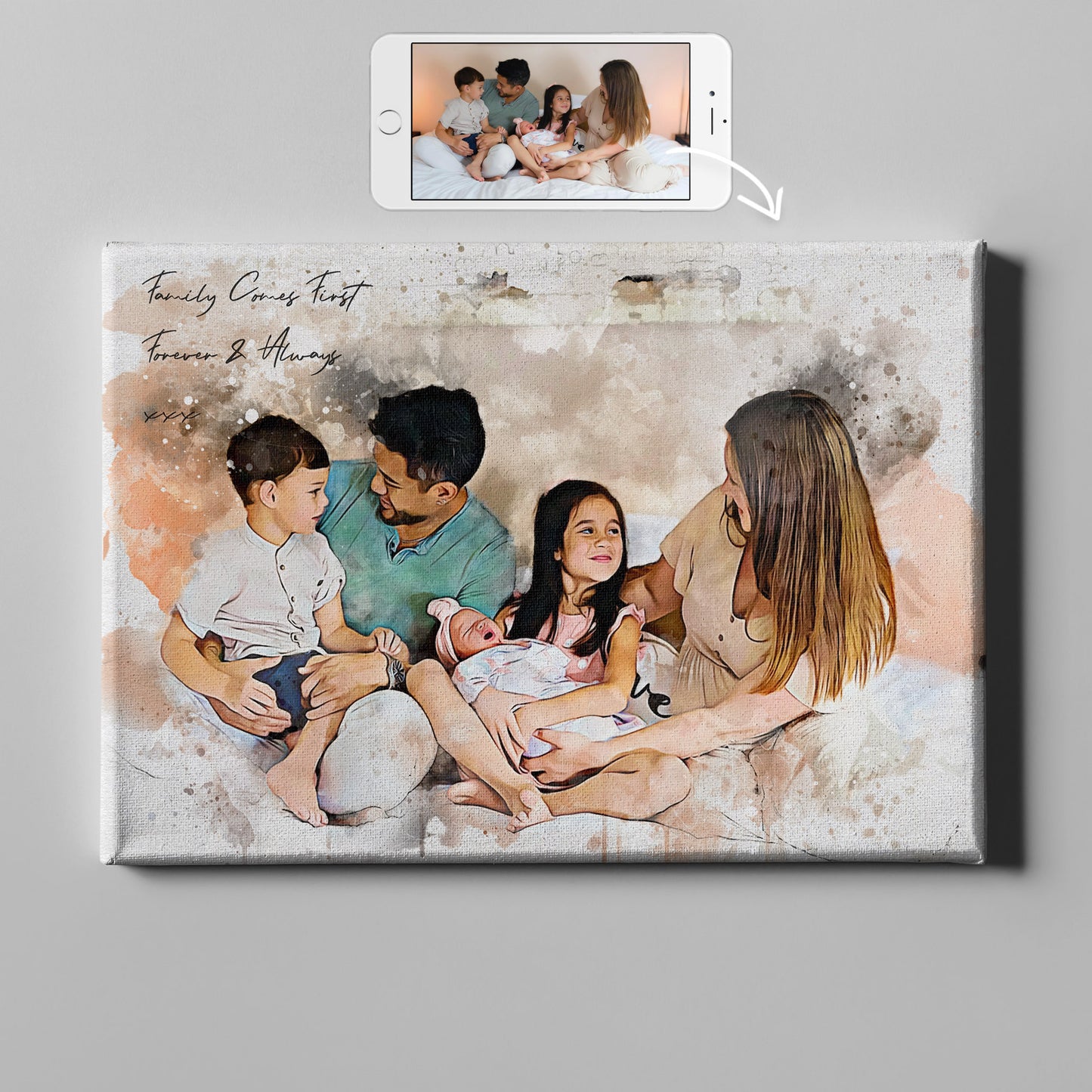 Family Personalized Portrait