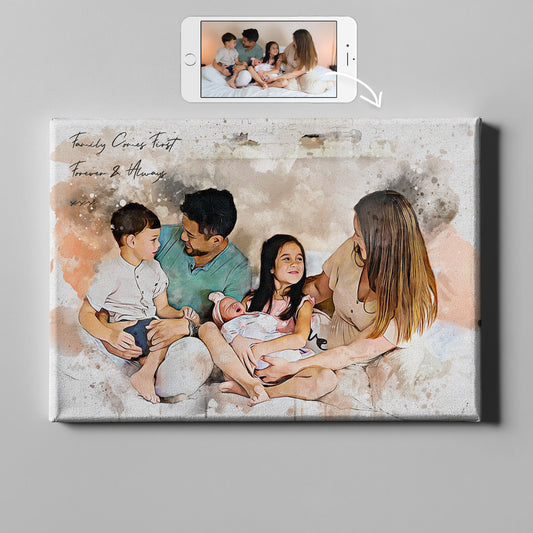 Family Personalized Portrait