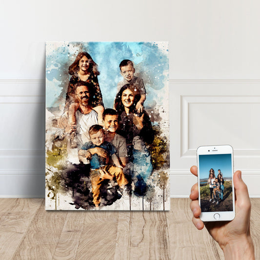 Family Personalized Portrait
